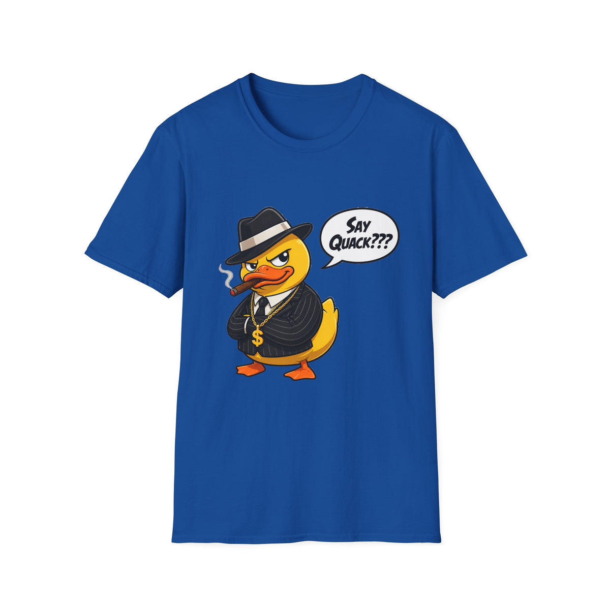 🦆 Funny T-Shirt - "Say Quack? The Duck Has Spoken", Unisex, Colors ⚫🔵🔴🟠🟡⚪