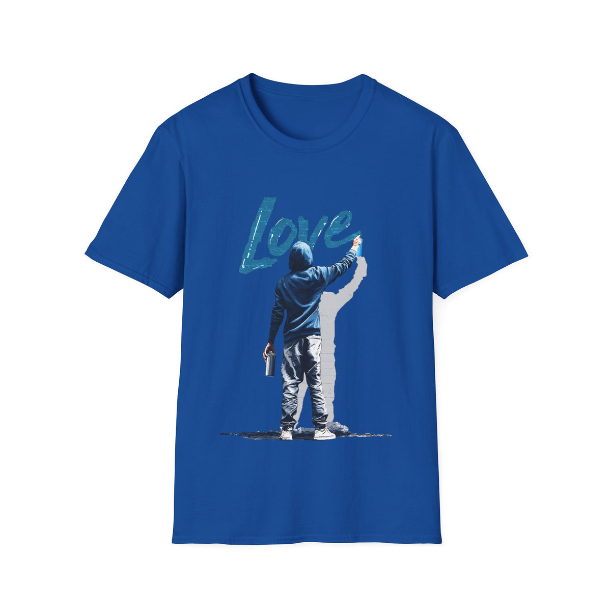 🎨 Graffiti Artist LOVE Street Art T-Shirt, Unisex, Colors ⚫🔵🔴🟡⚪