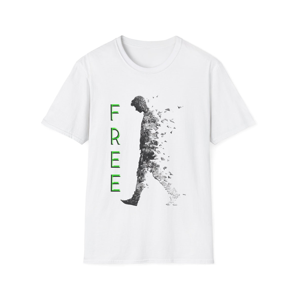 🕊️ FREE – Let Go of the Weight, Freedom T-Shirt, Unisex, Colors ⚫🔵🔴🟡⚪