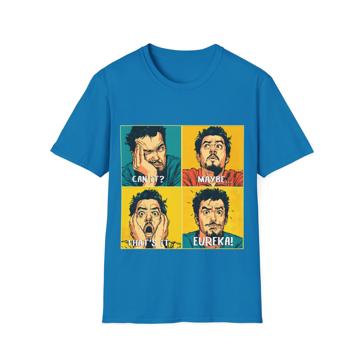 💢 The Moment It All Clicked – Funny Realization T-Shirt, Unisex, Colors ⚫🔵🔴🟢🟠🟡⚪