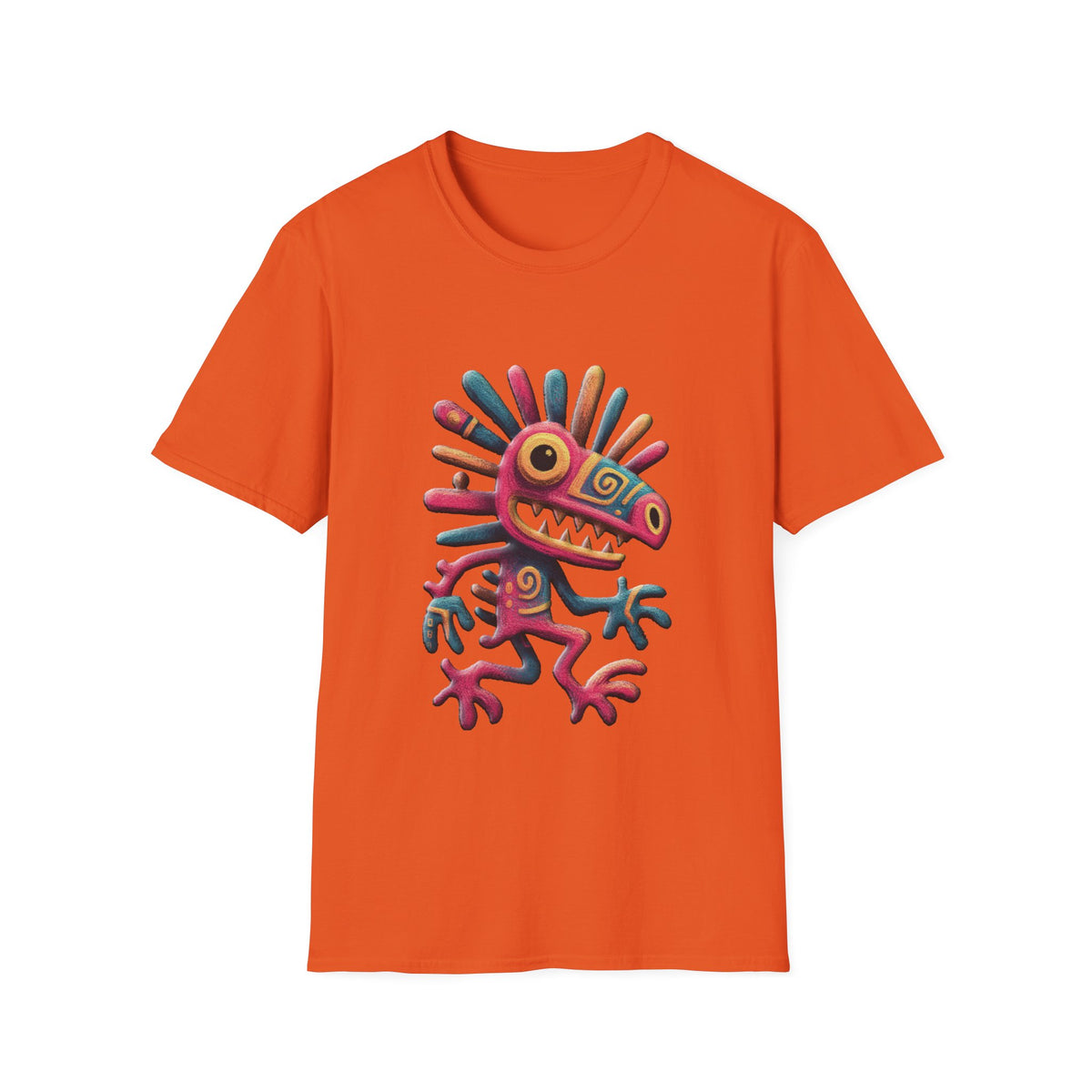 🚶 Minimal Native Symbol T-Shirt | Modern Graphic Tee, Unisex, Colors ⚫🔵🔴🟠🟡⚪