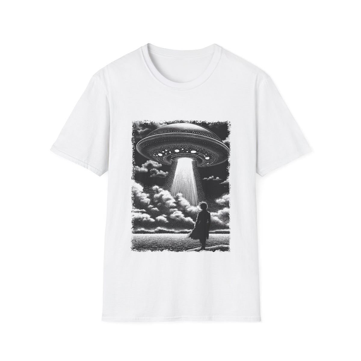 🛸 UFO Sighting T-Shirt, Unisex, Colors ⚫🔵🔴🟡⚪