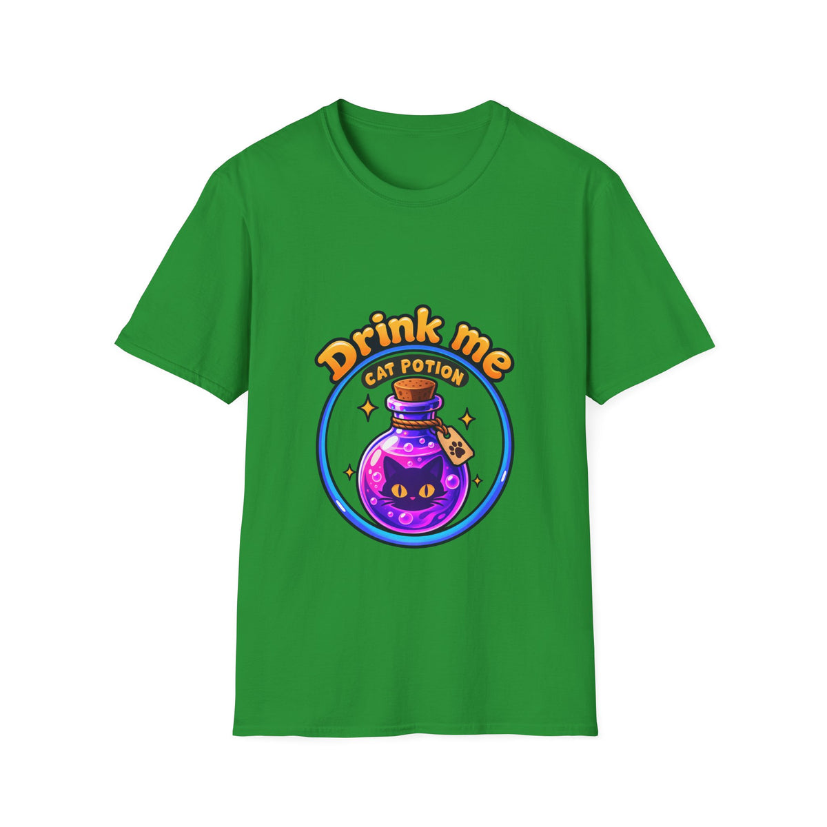 🐱 Cat Potion – Drink Me & Become a Cat | Magical Whimsical T-Shirt