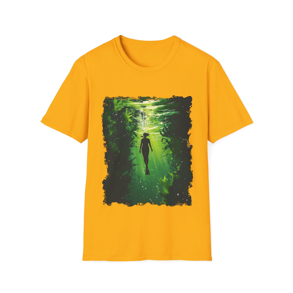 🤿 Dive into Adventure – Scuba Diving Sports T-Shirt, Unisex, Colors ⚫🔵🔴🟠🟡⚪
