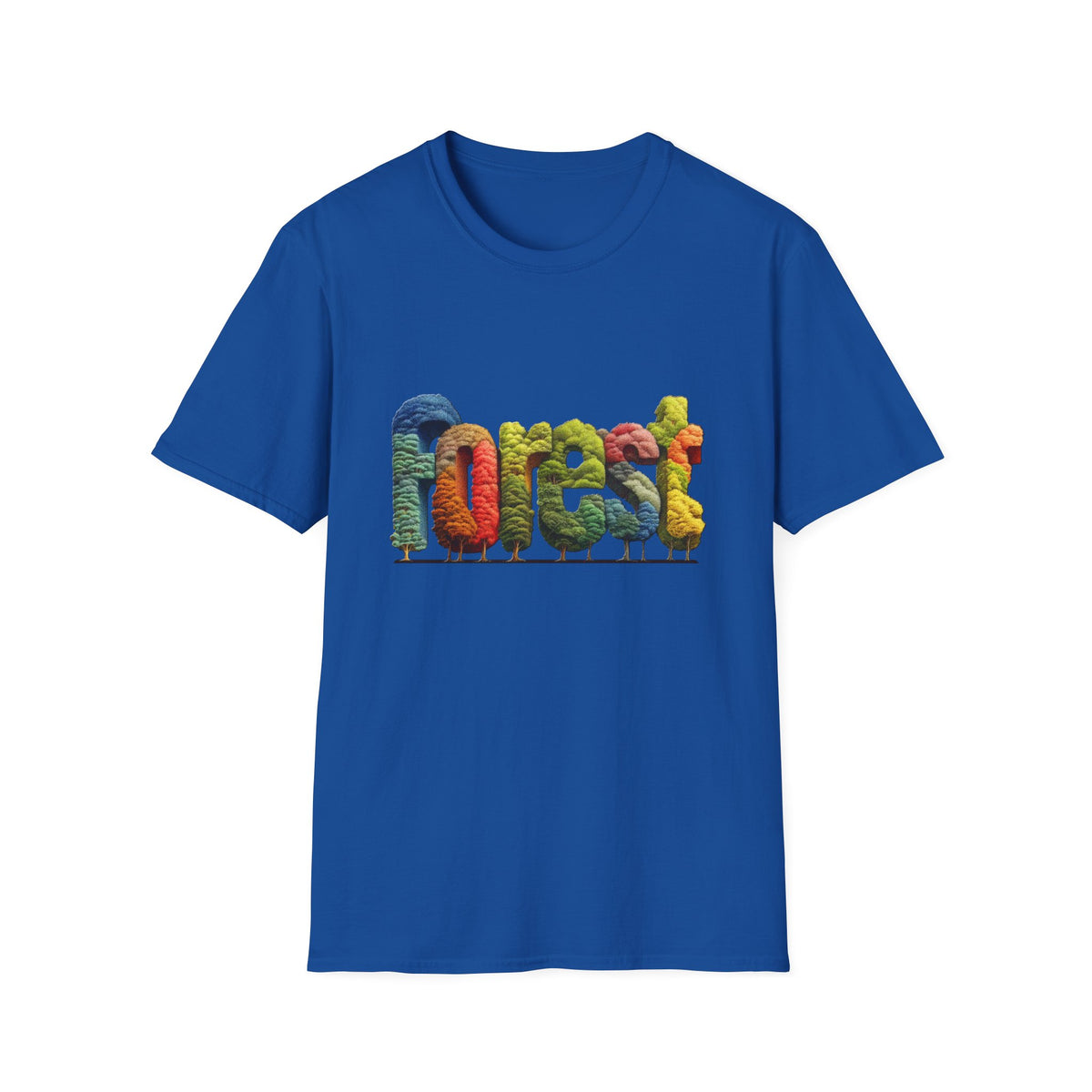 🌲 Forest T-Shirt | Nature Lover Hiking Outdoor Graphic Tee, Unisex, Colors ⚫🔵🔴🟡⚪