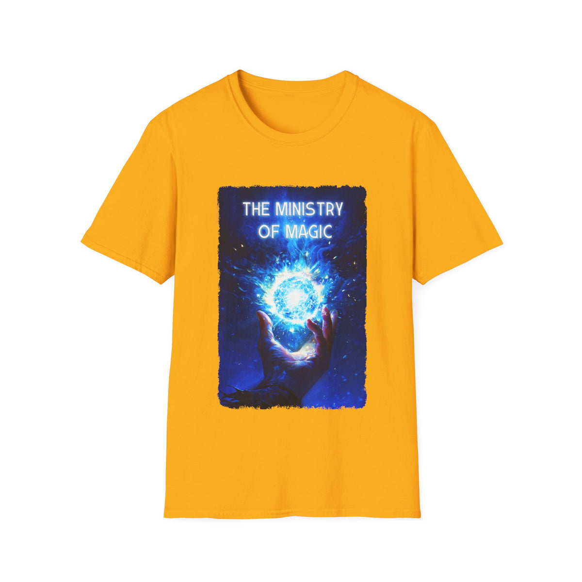 🌟 Ministry of Magic – Wizarding Government T-Shirt, Unisex, Colors ⚫🔵🔴🟡⚪