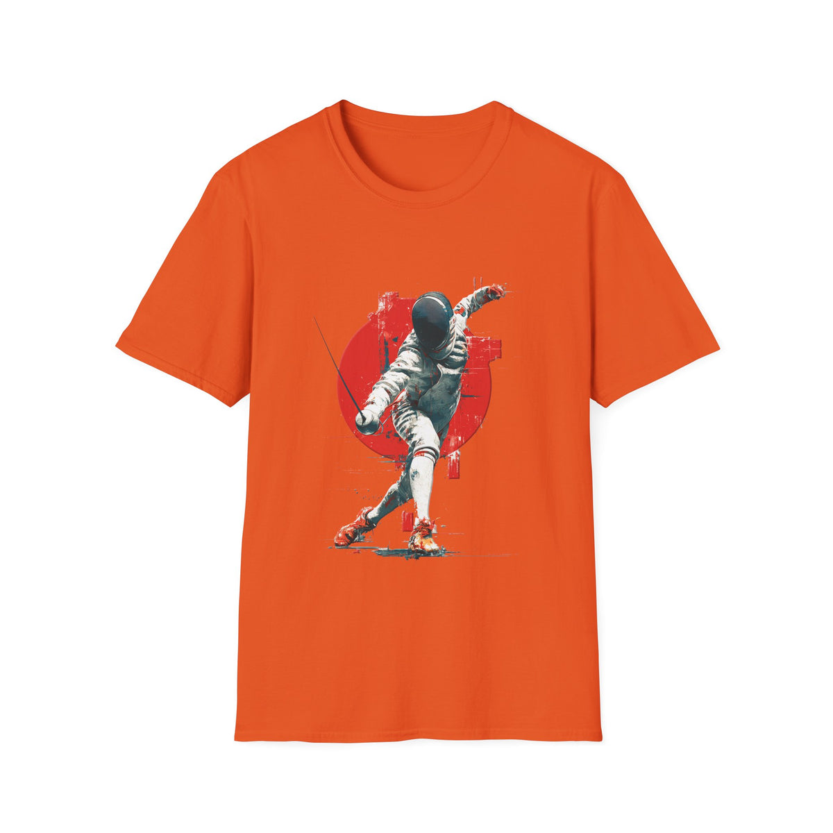 🤺 Fencing Champion – Sword Fighting Sports T-Shirt, Unisex, Colors ⚫🔵🔴🟠🟡⚪