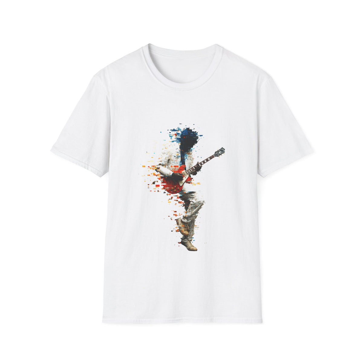 🤘 Guitarist Graphic T-Shirt, Unisex, Colors ⚫🔵🔴🟡⚪