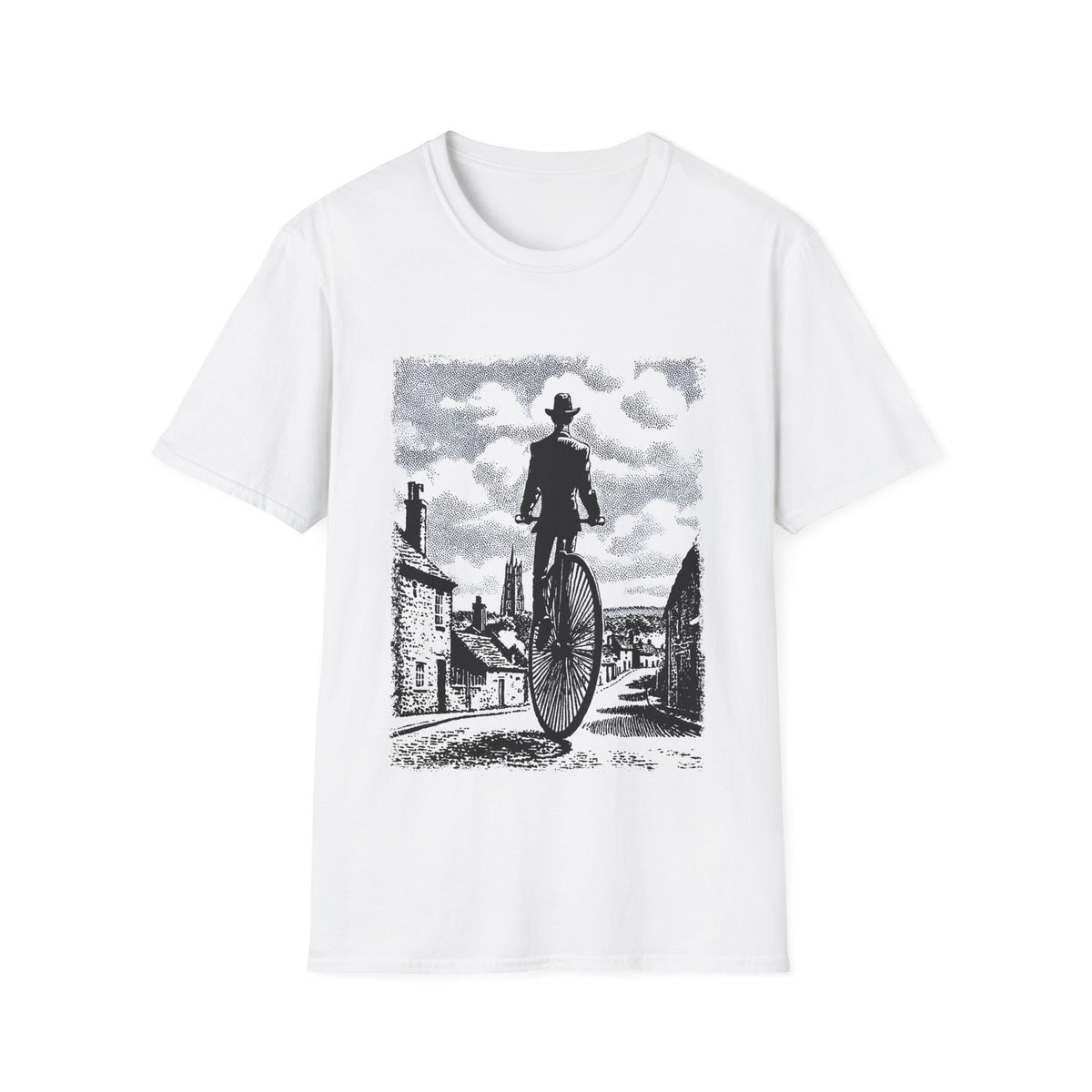 🎪 Monochrome Balance Graphic T-Shirt, Unisex, Colors ⚫🔵🔴🟡⚪