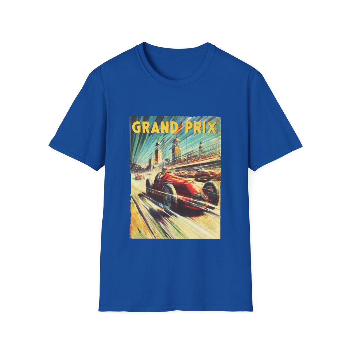 🏎️ Grand Prix Racing | Vintage Motorsport Sports T-Shirt, Unisex, Colors ⚫🔵🔴🟠🟡⚪