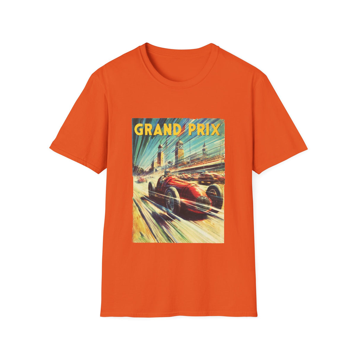 🏎️ Grand Prix Racing | Vintage Motorsport Sports T-Shirt, Unisex, Colors ⚫🔵🔴🟠🟡⚪