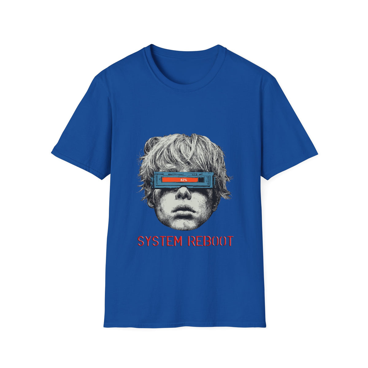 💻 Human System Reboot T-Shirt, Unisex, Colors ⚫🔵🔴🟡⚪