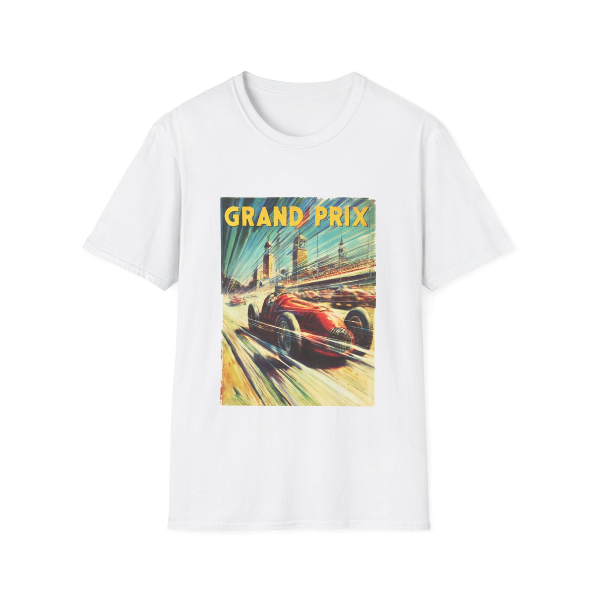 🏎️ Grand Prix Racing | Vintage Motorsport Sports T-Shirt, Unisex, Colors ⚫🔵🔴🟠🟡⚪