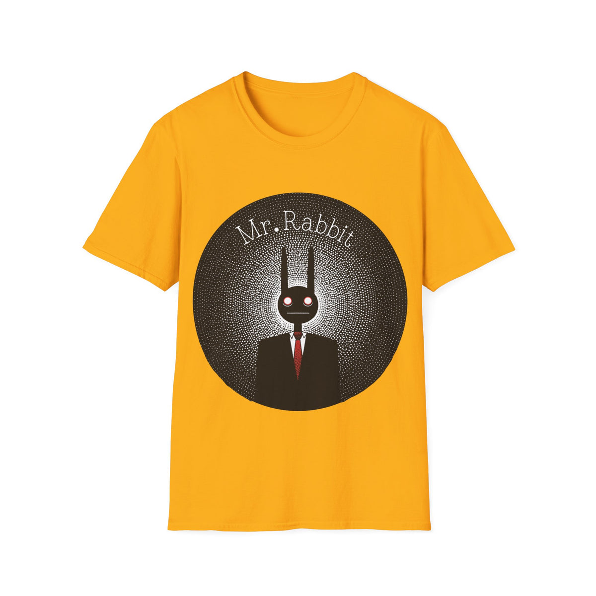 🐰 Mr. Rabbit Mystery Vintage Noir Graphic T-Shirt, Unisex, Colors ⚫🔵🔴🟢🟡⚪