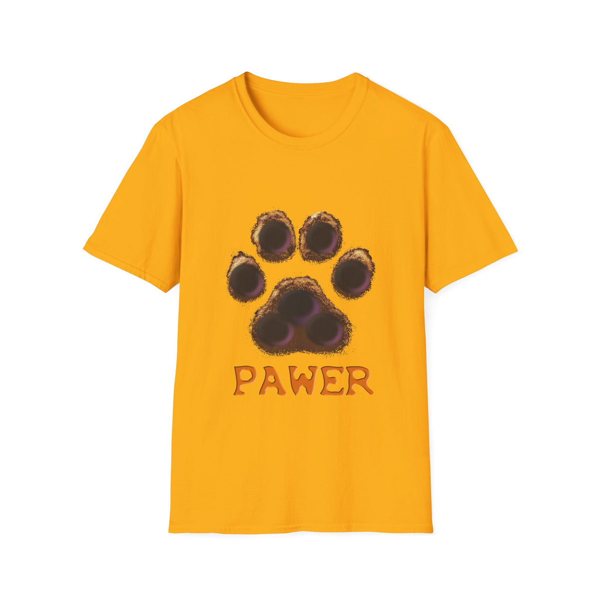 🐾 Paw Print T-Shirt – Cute Paw Graphic Shirt for Pet Lovers, Unisex, Colors ⚫🔵🔴🟡⚪