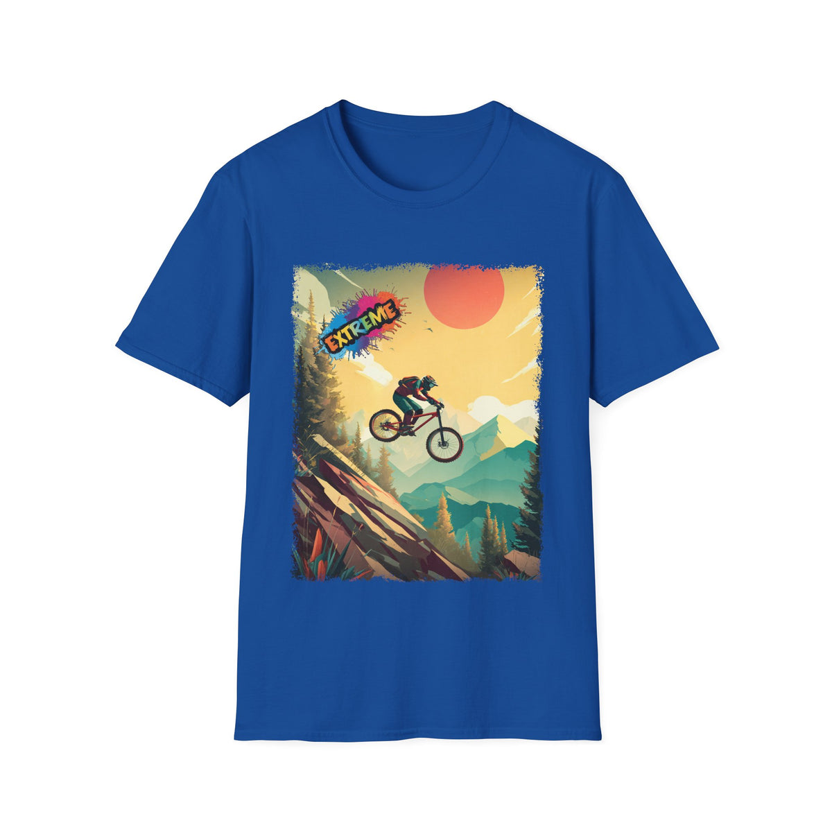 🚲 Ride Beyond Limits, Sports T-Shirt for biker lovers, Unisex, Colors ⚫🔵🔴🟡⚪