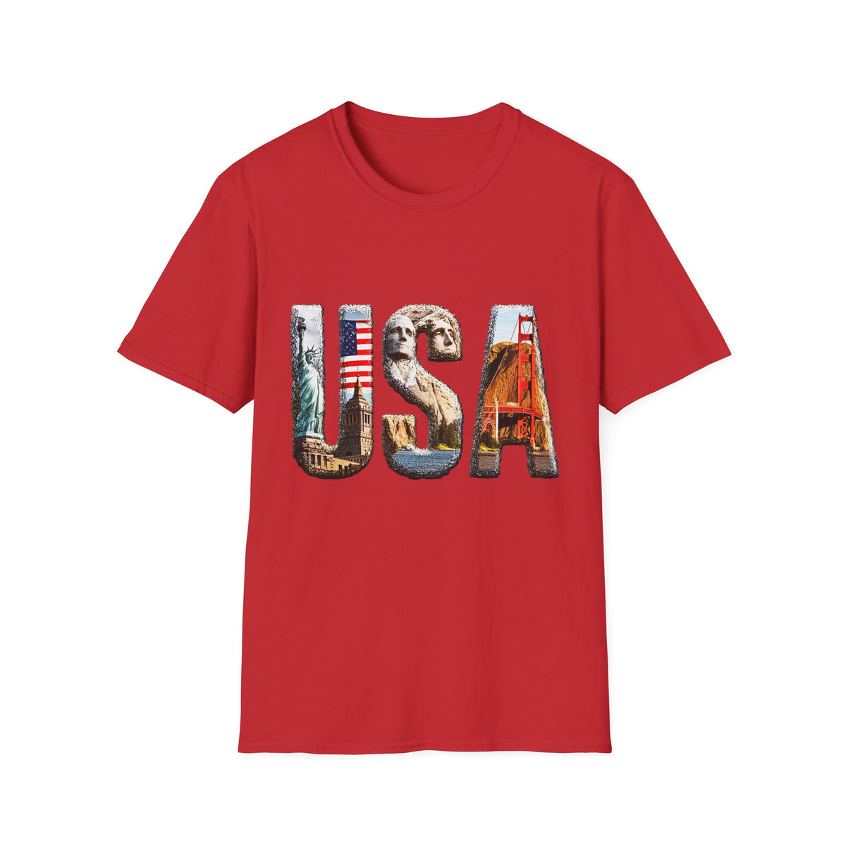 🇺🇸 Patriot Eagle T-Shirt – | USA Freedom Shirt, Unisex, Colors ⚫🔵🔴🟡⚪