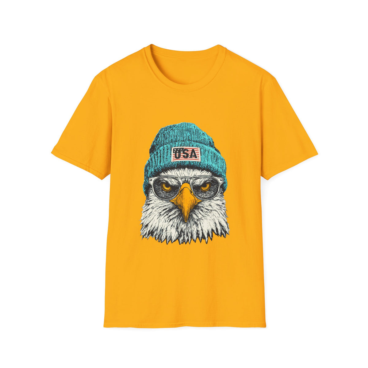 🇺🇸 Patriot Eagle T-Shirt – | USA Freedom Shirt, Unisex, Colors ⚫🔵🔴🟡⚪
