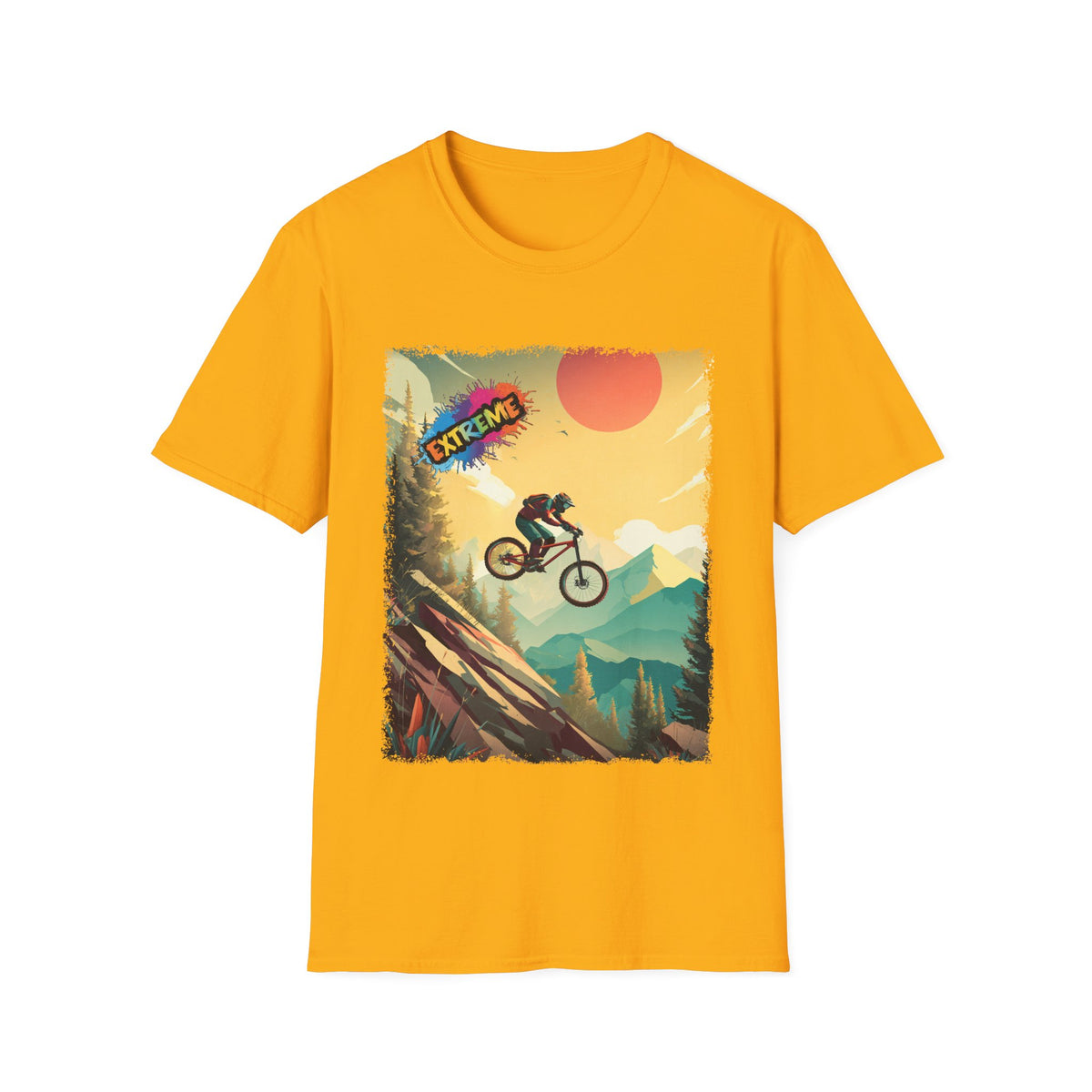 🚲 Ride Beyond Limits, Sports T-Shirt for biker lovers, Unisex, Colors ⚫🔵🔴🟡⚪