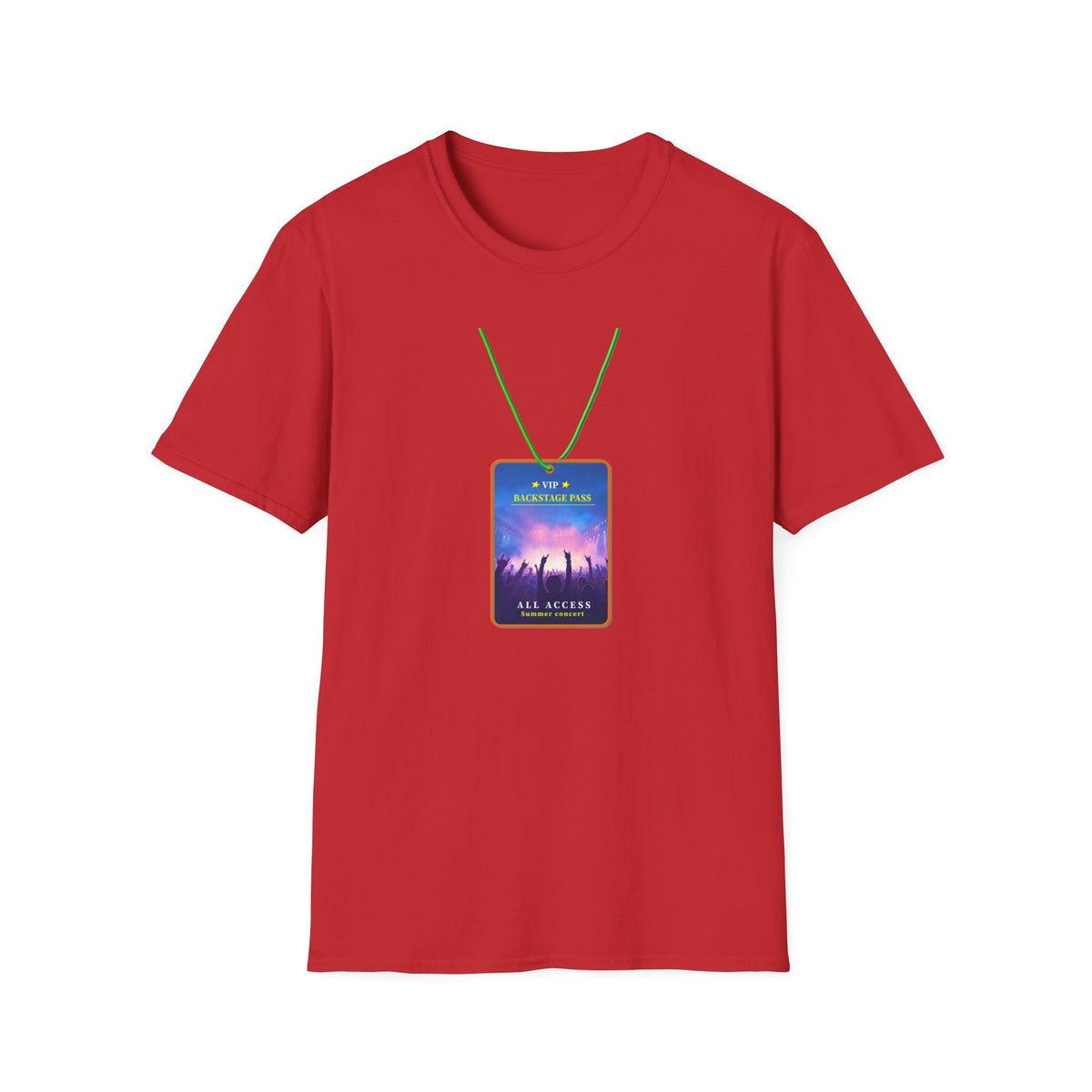 🎭 Backstage Pass Concert All Access T-Shirt, Unisex, Colors ⚫🔵🔴🟡⚪