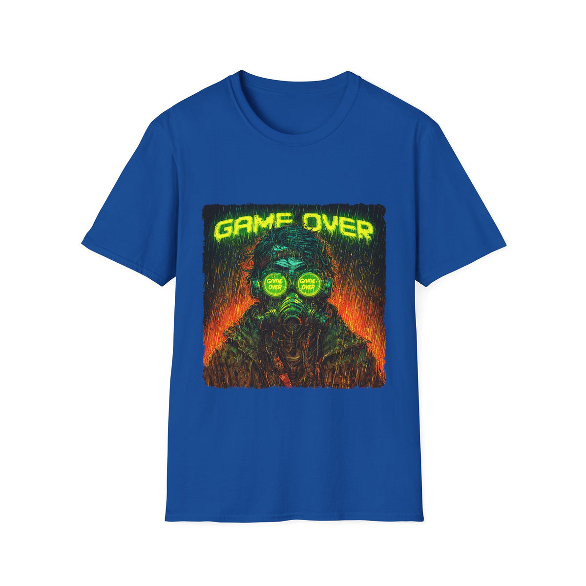 Game Over T-Shirt, Unisex, Colors ⚫🔵🔴🟠🟡⚪