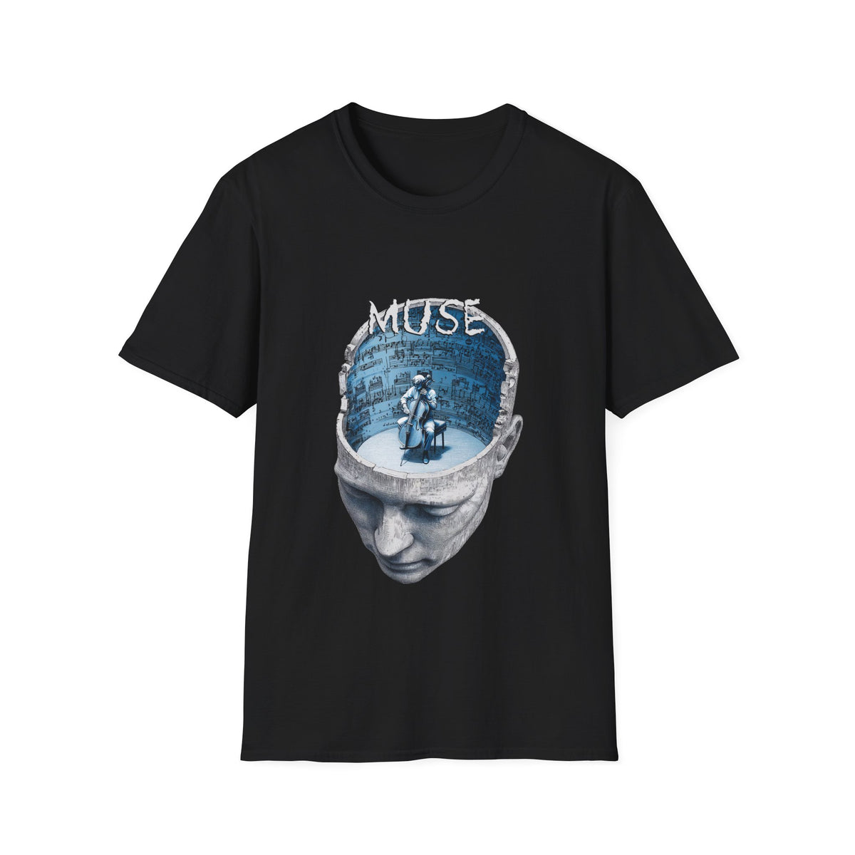 🎵 Music Muse | Music art T-Shirt, Unisex, Colors ⚫🔵🔴🟢🟠🟡⚪
