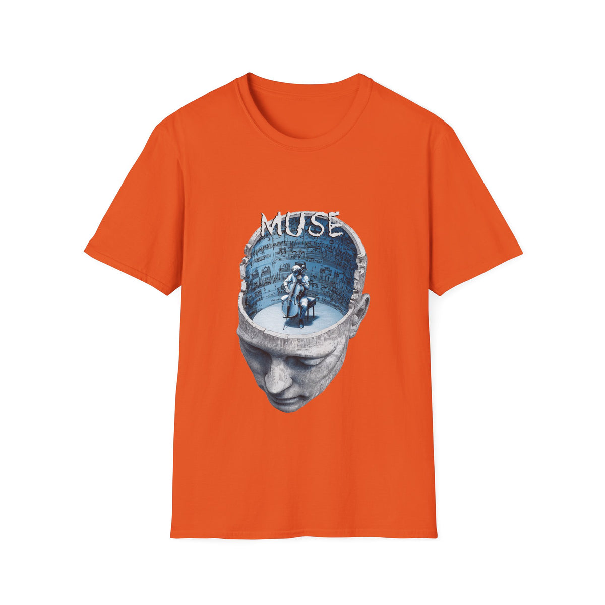 🎵 Music Muse | Music art T-Shirt, Unisex, Colors ⚫🔵🔴🟢🟠🟡⚪