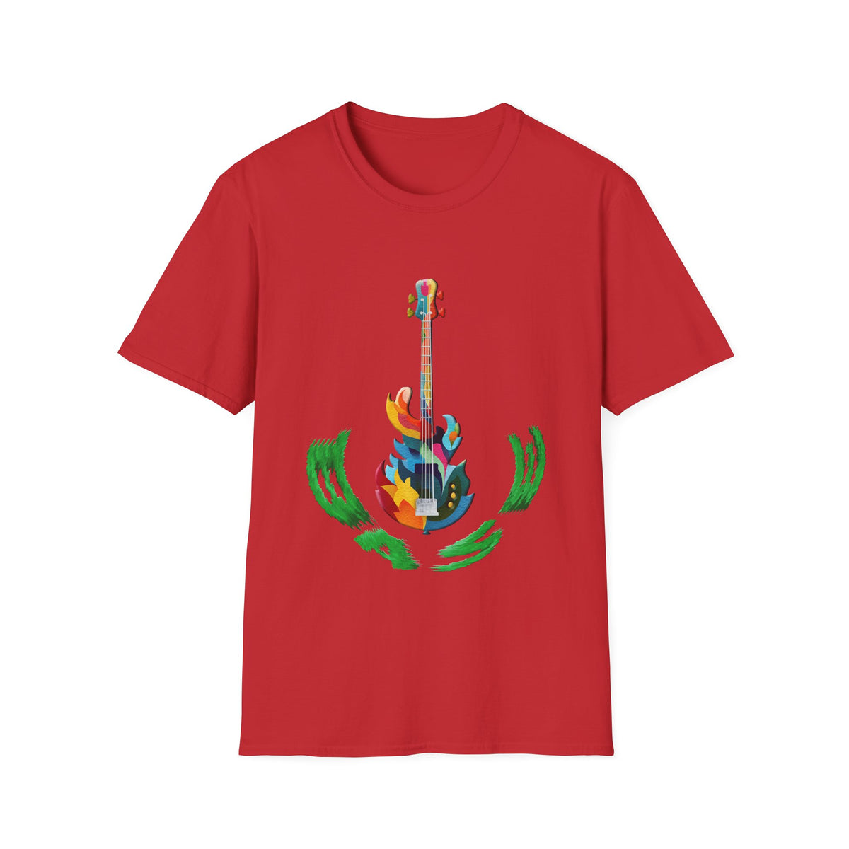 🎸 Bass Guitar – Music Lover T-Shirt, Unisex, Colors ⚫🔵🔴🟡⚪