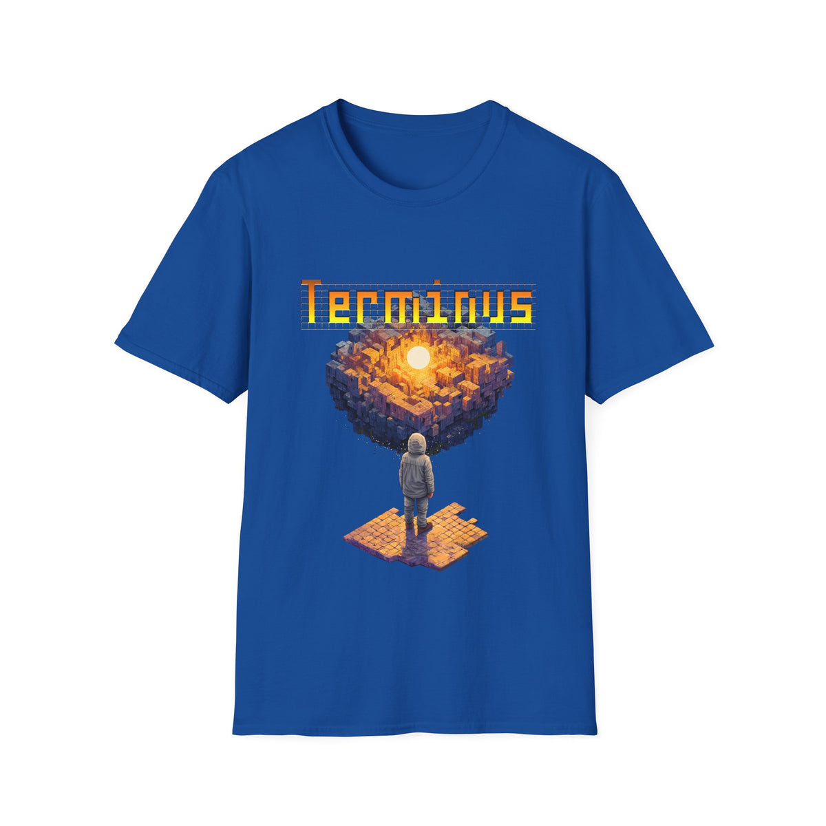 🏁 Terminus T-Shirt – Mysterious Sci-Fi Graphic Tee, Unisex, Colors ⚫🔵🔴🟡⚪
