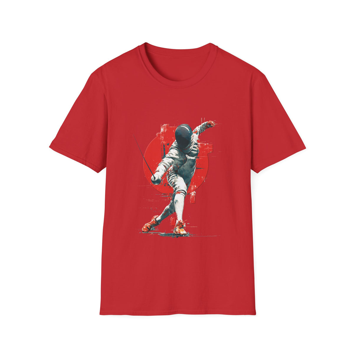 🤺 Fencing Champion – Sword Fighting Sports T-Shirt, Unisex, Colors ⚫🔵🔴🟠🟡⚪