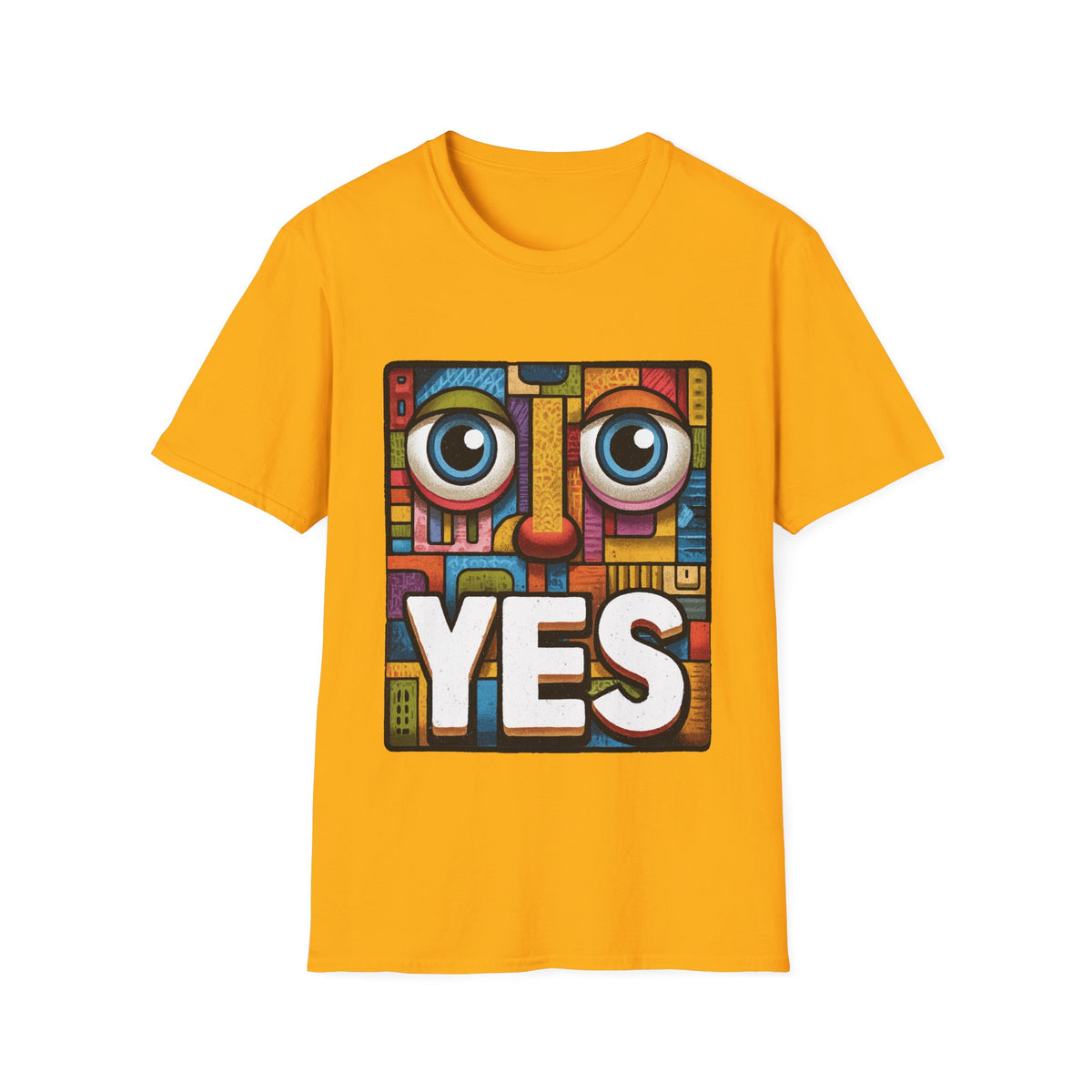 ✅ YES Minimalist Motivational T-Shirt, Unisex, Colors ⚫🔵🔴🟡⚪
