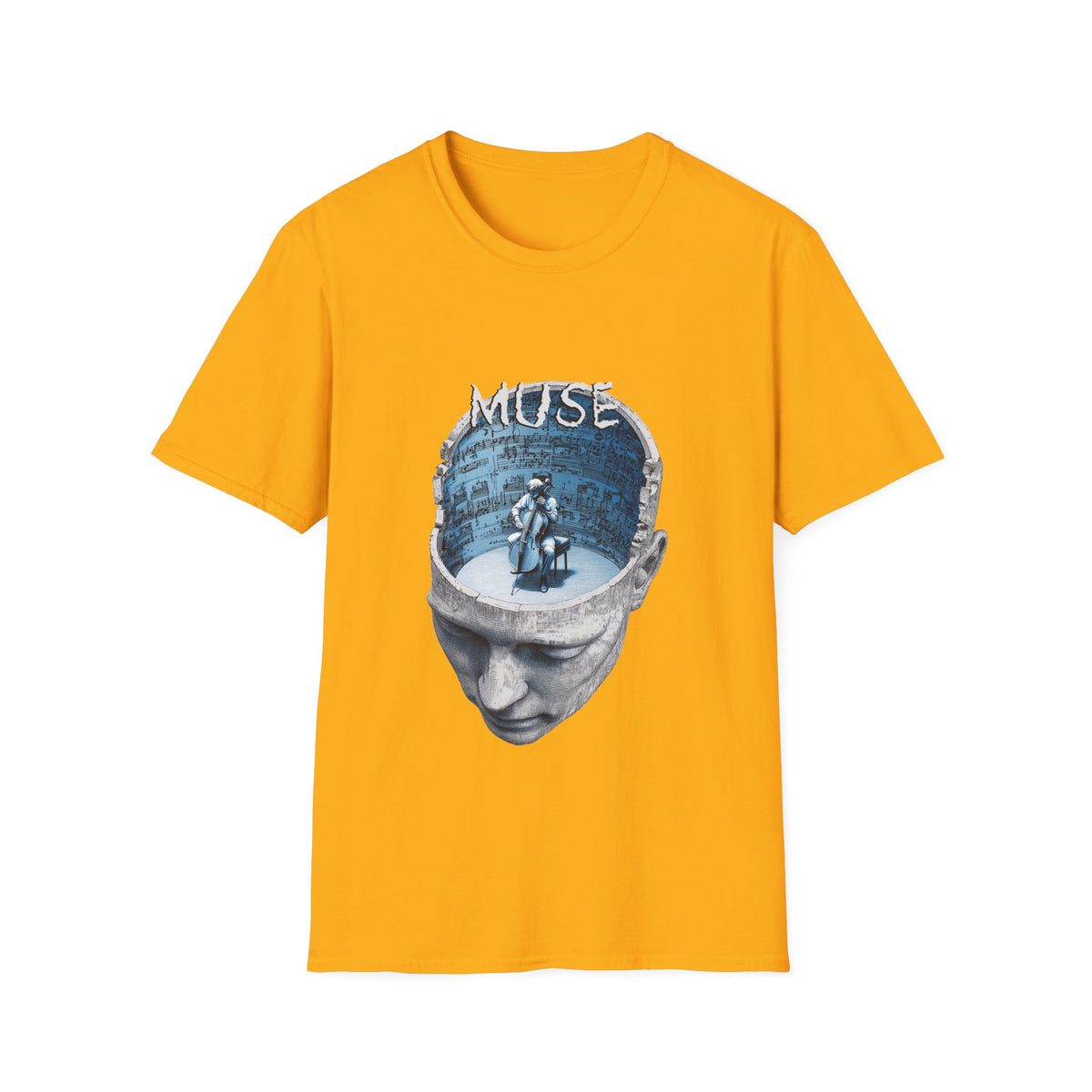 🎵 Music Muse | Music art T-Shirt, Unisex, Colors ⚫🔵🔴🟢🟠🟡⚪