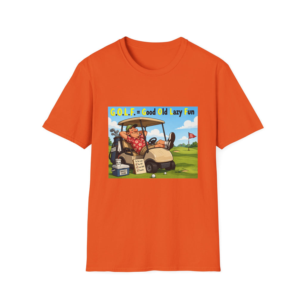 ⛳ Lustiges Golf T-Shirt - Ich schwinge hart, ich entschuldige mich später