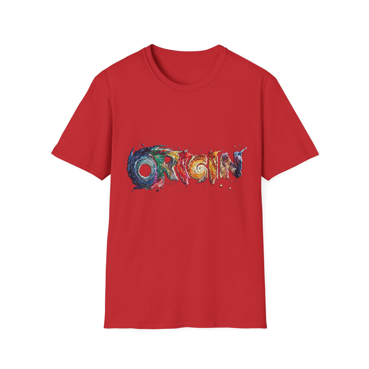 🌍 ORIGIN T-Shirt – The Beginning of Everything, Unisex, Colors ⚫🔵🔴🟡⚪