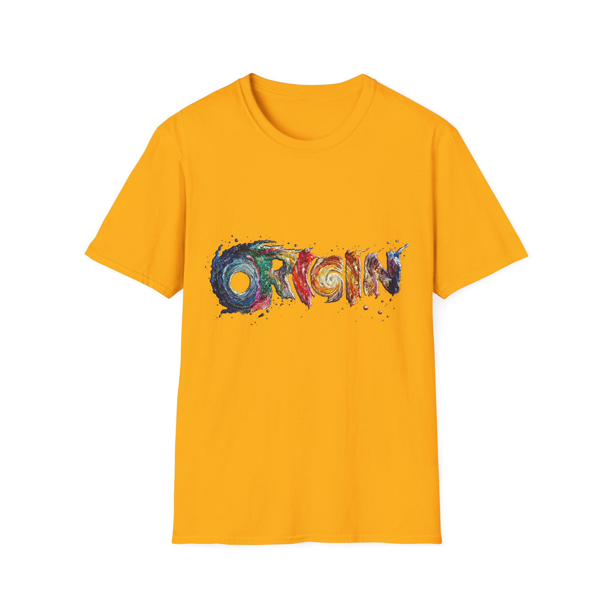 🌍 ORIGIN T-Shirt – The Beginning of Everything, Unisex, Colors ⚫🔵🔴🟡⚪