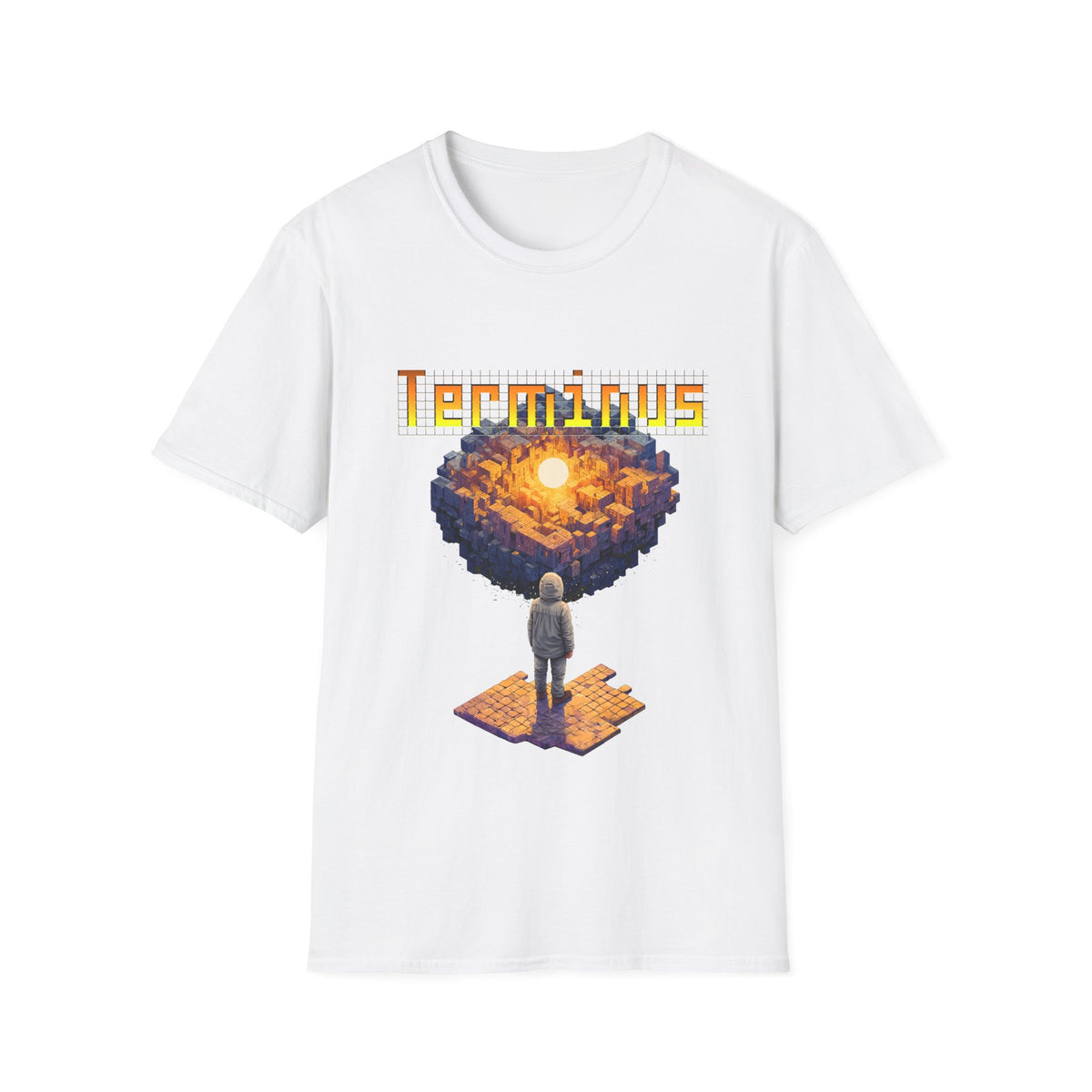 🏁 Terminus T-Shirt – Mysterious Sci-Fi Graphic Tee, Unisex, Colors ⚫🔵🔴🟡⚪