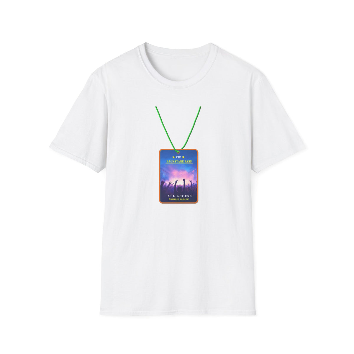 🎭 Backstage Pass Concert All Access T-Shirt, Unisex, Colors ⚫🔵🔴🟡⚪