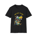 😁 Funny T-Shirt - Too Cute to Quit, Professional Good Vibes, Unisex, Colors ⚫🔵🔴🟡⚪