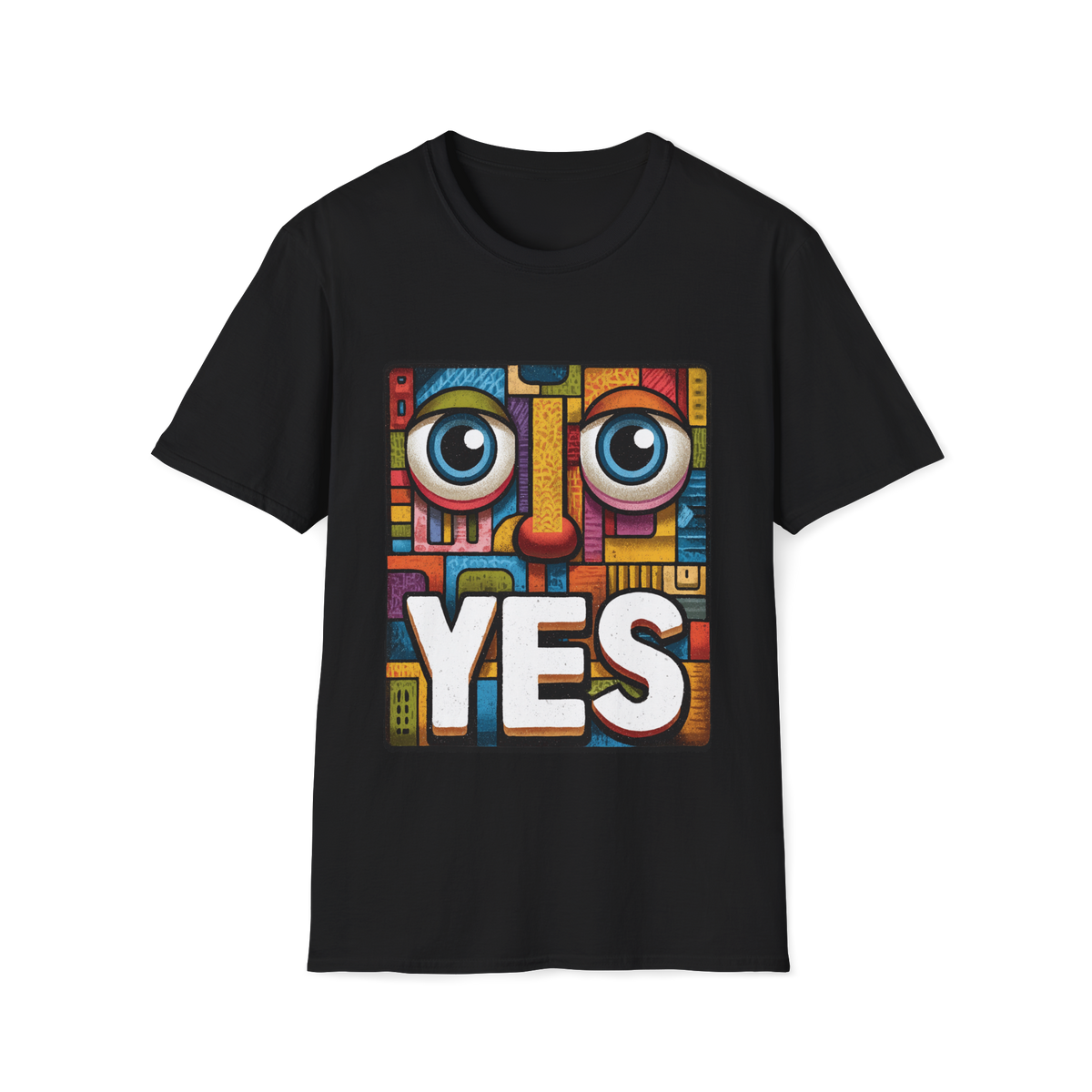✅ YES Minimalist Motivational T-Shirt, Unisex, Colors ⚫🔵🔴🟡⚪