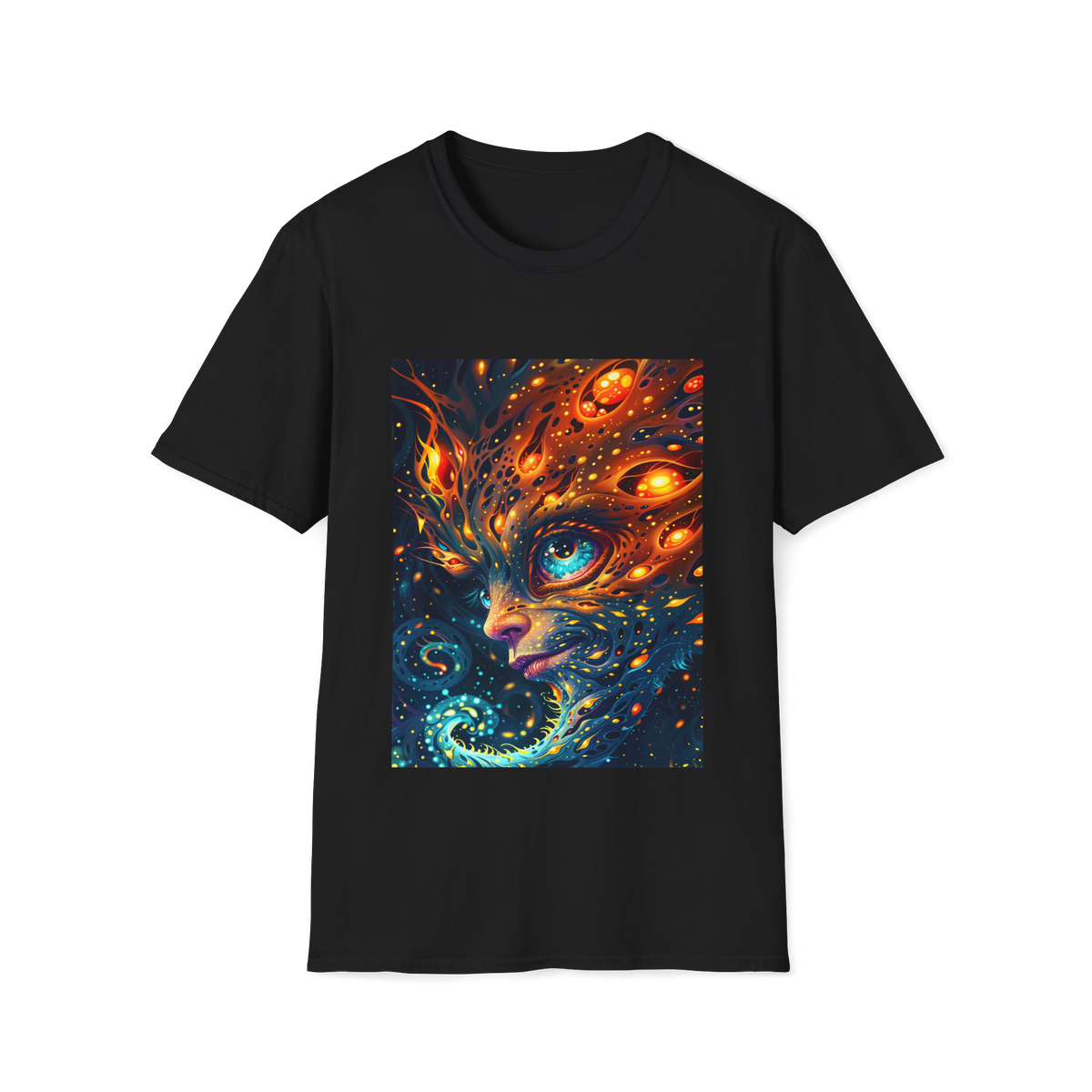 🌌 Surreal Cosmic Dreamscape Graphic Tee, Unisex, , Unisex, Colors ⚫🔵🔴🟠⚪