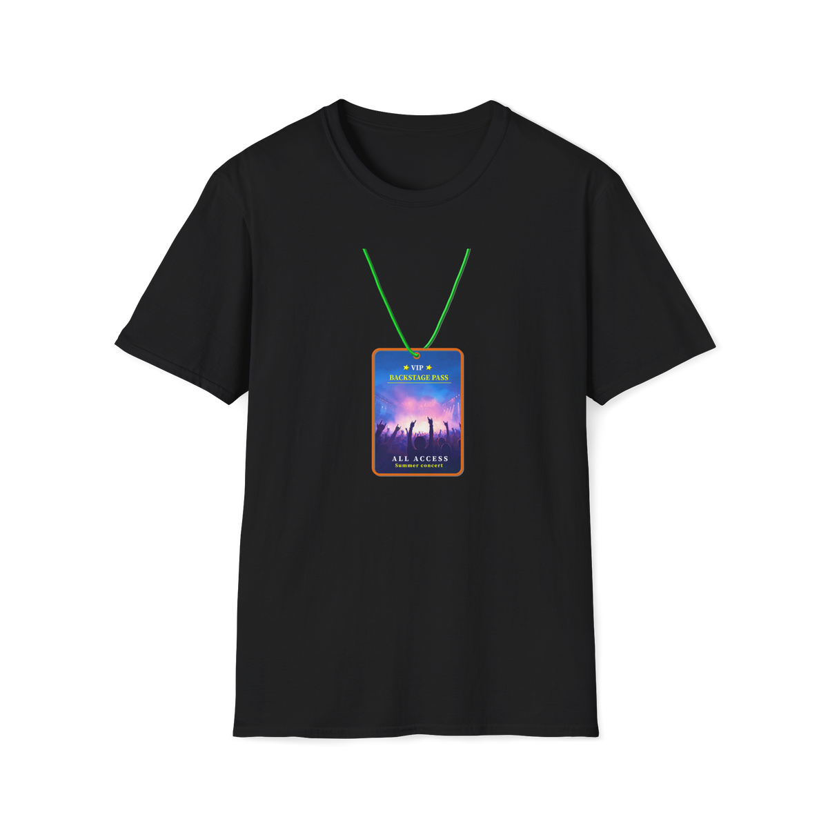 🎭 Backstage Pass Concert All Access T-Shirt, Unisex, Colors ⚫🔵🔴🟡⚪