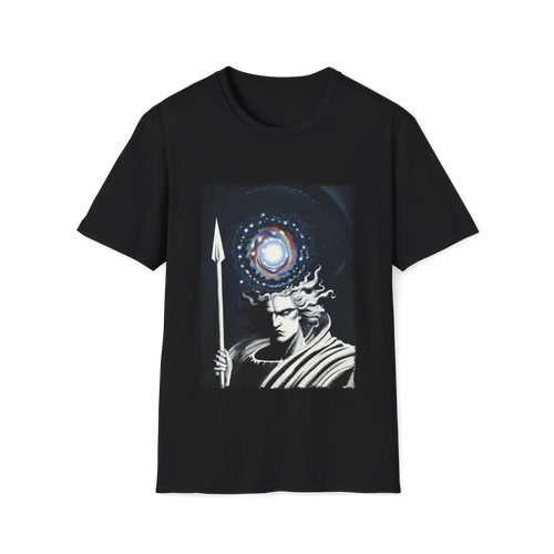 Surreal Angel of Justice – Celestial Guardian T-Shirt, Unisex, Colors ⚫🔵🔴🟡⚪