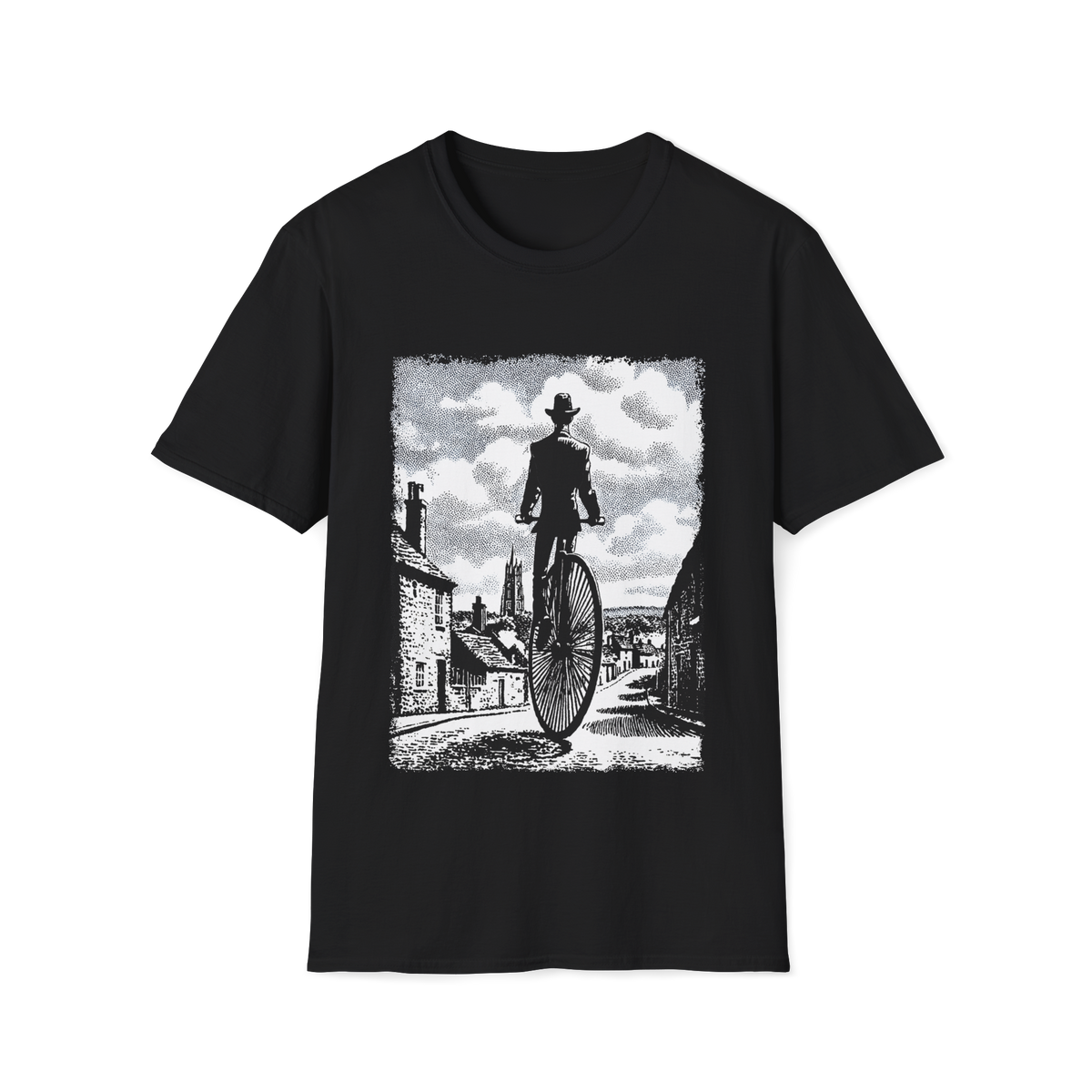 🎪 Monochrome Balance Graphic T-Shirt, Unisex, Colors ⚫🔵🔴🟡⚪