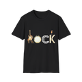 🎵 Rockinstrument-Typografie T-Shirt
