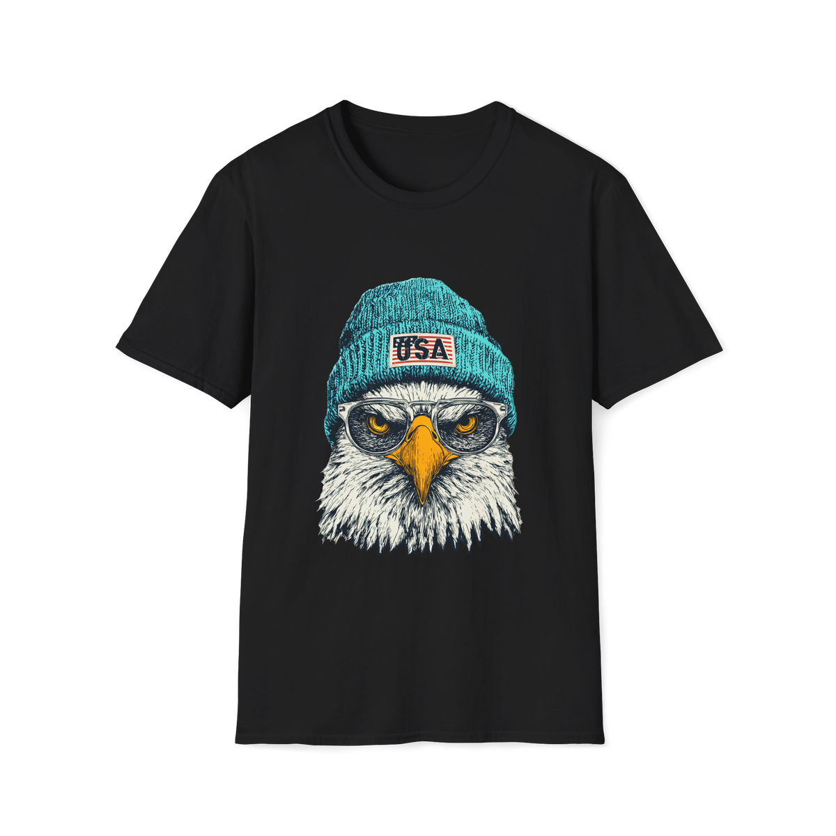 🇺🇸 Patriot Eagle T-Shirt – | USA Freedom Shirt, Unisex, Colors ⚫🔵🔴🟡⚪