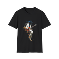 🤘 Guitarist Graphic T-Shirt, Unisex, Colors ⚫🔵🔴🟡⚪