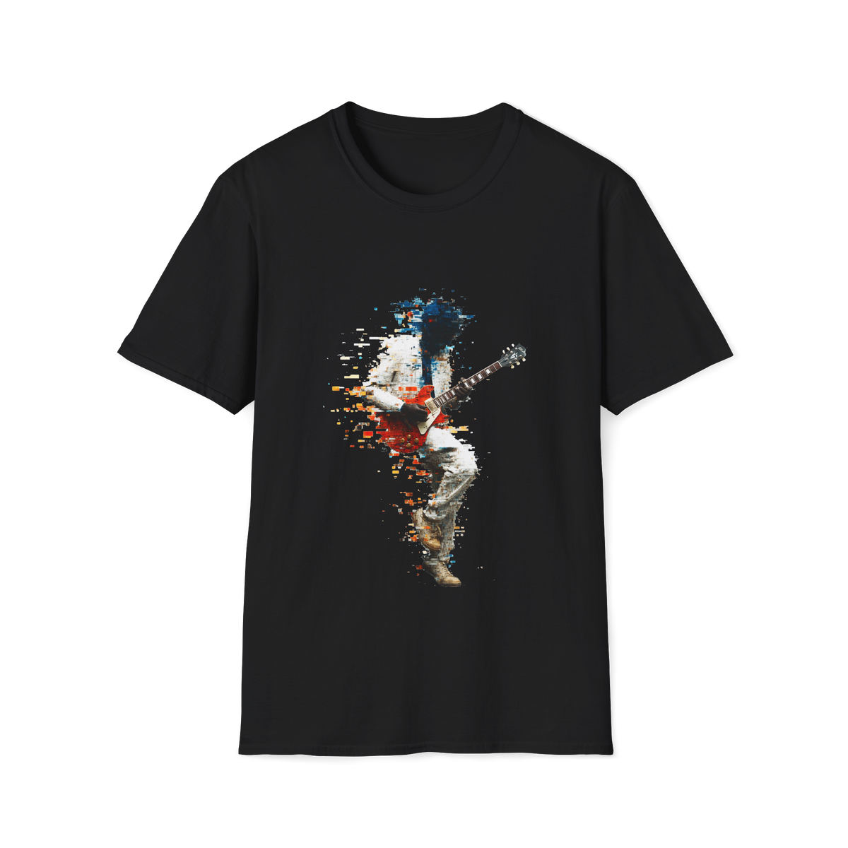 🤘 Guitarist Graphic T-Shirt, Unisex, Colors ⚫🔵🔴🟡⚪