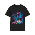 🎥 Action! - Film Graphic Tee – Cinema Lover T-Shirt, Unisex, Colors ⚫🔵🔴🟡⚪