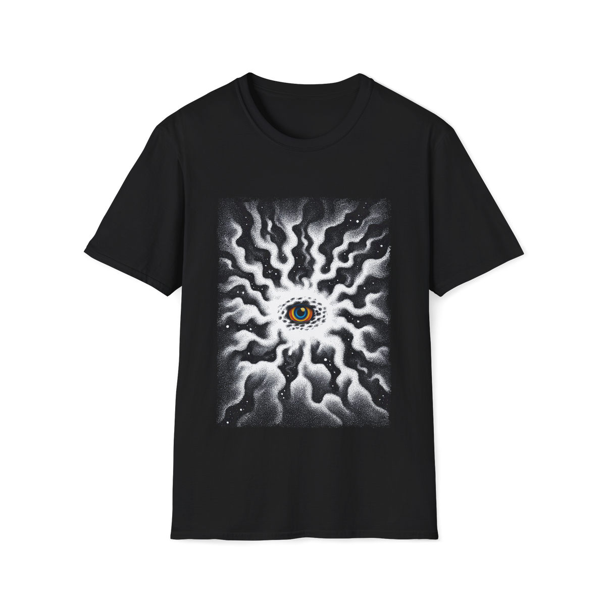 🌪️ Eye of the Storm T-Shirt, Calm Within Chaos, Unisex, Colors ⚫🔵🔴🟠🟡⚪