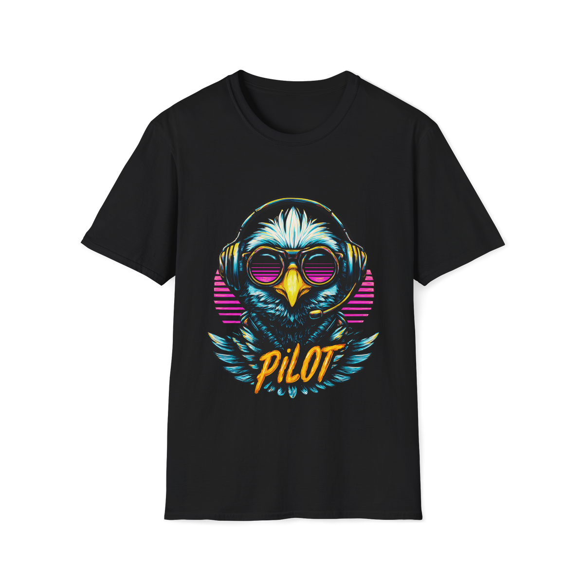 🦅 Bird Pilot – Aviation Lovers T-Shirt, Born to fly, Unisex, Colors ⚫🔵🔴🟡⚪
